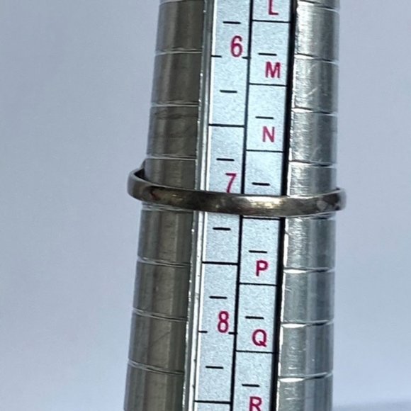 Sterling Silver 925 Faux Turquoise Modern Ring Floral Pinwheel Size 7 Openwork - Picture 6 of 10